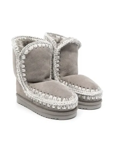 Mou Kids' Eskimo 24 Boots In Grey