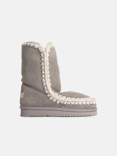 Mou 'eskimo 24' Grey Suede Ankle Boots In Multi