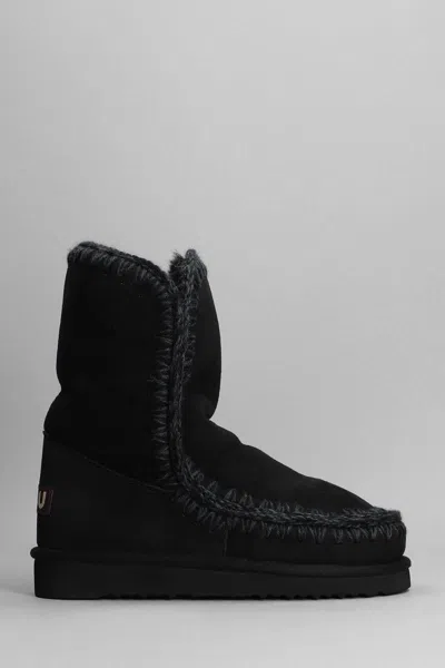 MOU MOU ESKIMO 24 LOW HEELS ANKLE BOOTS