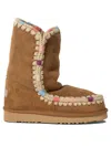 Mou Eskimo 24 Overstitching Ankle Boots Brown