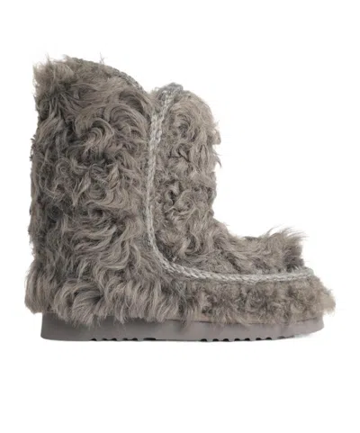 Mou 'eskimo 24' Short Boots In Gray