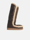 Mou 'eskimo 40' Brown Leather Boots In Multi