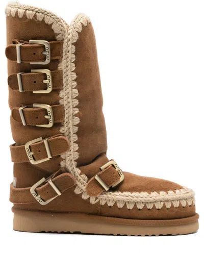 MOU MOU ESKIMO 40 BUCKLE STRAPS BOOTS