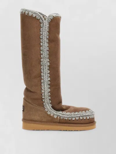 Mou Eskimo 40 Knee High Flat Sole Boots