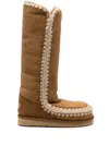 Mou Eskimo 40 Leather Boots In Braun