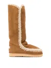Mou Eskimo 40 Low Heels Boots In Brown