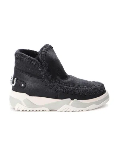 Mou Eskimo Ankle Boots In Black