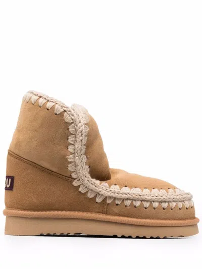 Mou Eskimo Ankle Boots In Brown