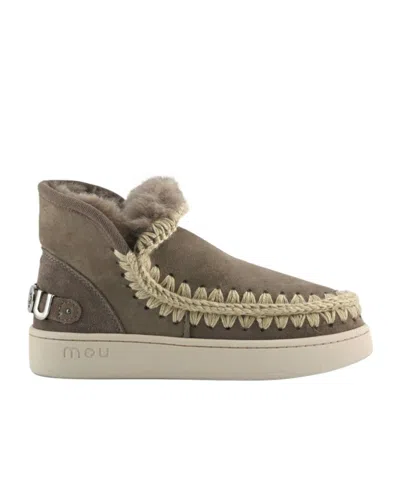 Mou Eskimo Ankle Boots In Green