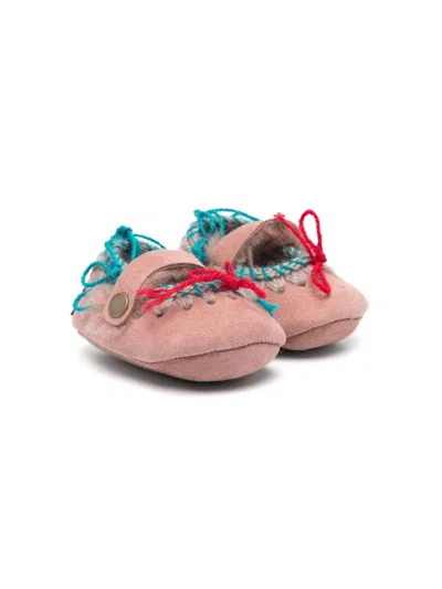 Mou Babies' Eskimo Ballet Flats In Pink