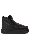 Mou "eskimo Bold" Ankle Boots In Black