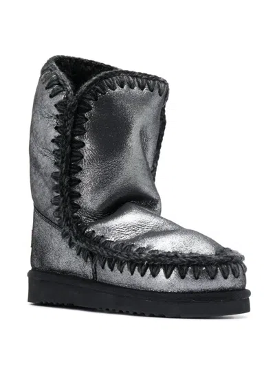 Mou Eskimo Boot 24 Cm Limited Ed. In Silver