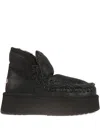Mou Mini Eskimo Platform Boots In Black