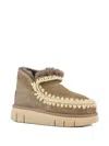 Mou Grey Eskimo Bounce Sneaker In Brown