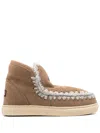 Mou Eskimo Boots Sheepskin Sneakers In Brown
