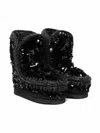 Mou Eskimo Boots With Sequins In Nero