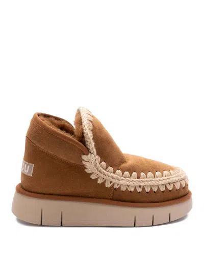 Mou Eskimo Bounce Sneaker Shoes In Brown