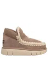 Mou Eskimo Bounce Ankle Boots Grey In Grey