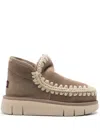 Mou Eskimo Bounce Sneaker Elephant Grey In Brown