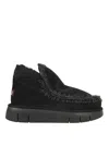 Mou 'eskimo' Black Slip-on Boots With Rear Logo In Black