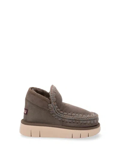Mou `eskimo Bounce` Sneakers In Brown