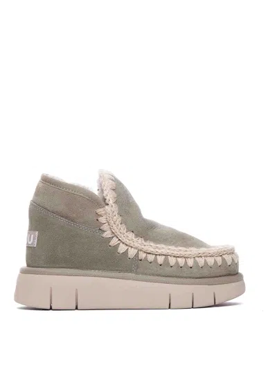Mou Eskimo Sneakers Boots In Green