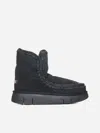 Mou Black Eskimo 18 Bounce Ankle Boots In Black