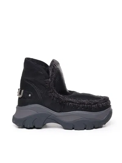Mou Eskimo Chunky Boots In Black