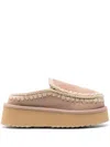 Mou Eskimo Platform Clogs In Neutrals