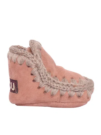 Mou Kids'  Eskimo Infant Suede In Multi