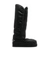 Mou Eskimo 40 Rhinestones Logo Boots In Black