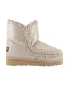 Mou Eskimo Metallic Boots In Neutral