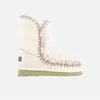 MOU ESKIMO OVERTSTITCHING IN WHITE