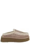 Mou Eskimo Platform Clogs In Gray