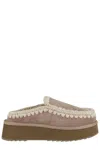 Mou Eskimo Platform Clogs In Grey