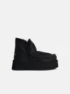 Mou Eskimo 'platform' In Black Leather Blend In Black