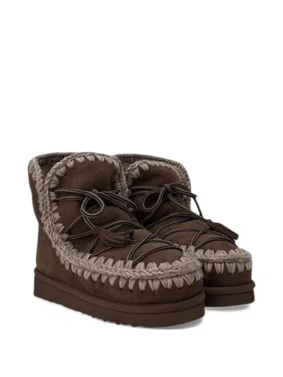 Mou Eskimo Scoubidoo Snow Boots In Brown