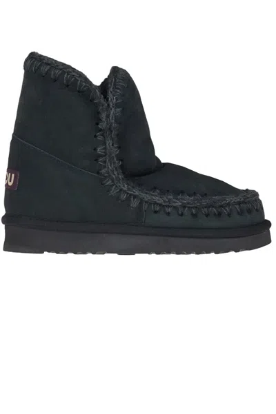 Mou Eskimo Shearling Boots In Black