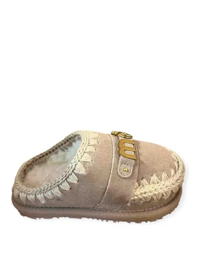 Mou Kids' Eskimo Slipper Beige In Neutral
