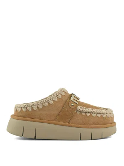 Mou Eskimo Slipper Women Beige In Brown
