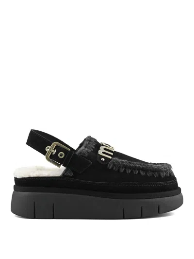 Mou Eskimo Slipper Women Black