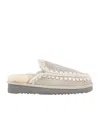 Mou Eskimo Slippers In Beige