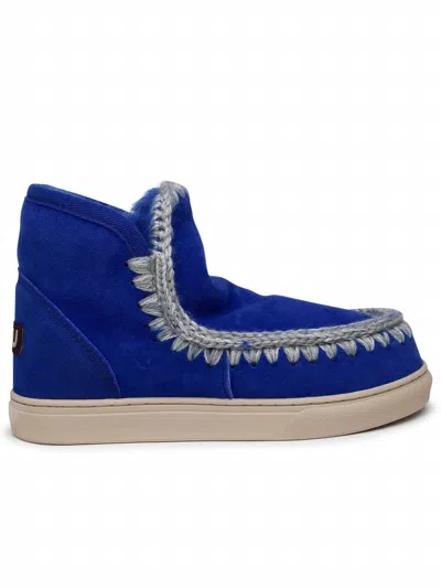 Mou Eskimo Sneaker In Lapis Lazuli In Multi