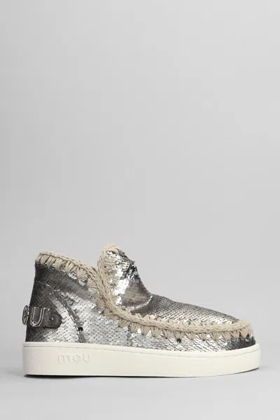 MOU MOU ESKIMO SNEAKER LOW HEELS ANKLE BOOTS