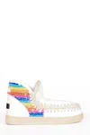 Mou Eskimo Sneakers Rainbow Bianche In Bianco