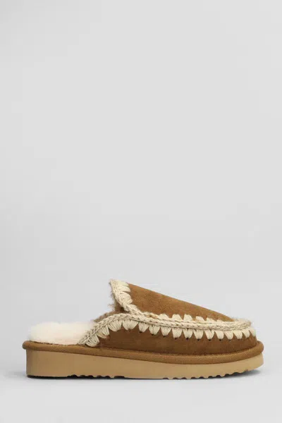 MOU MOU ESKIMO STITCHING SLIPPER-MULE