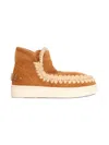 Mou Eskimo Suede Boots In Brown