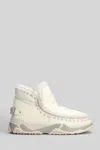Mou Eskimo Trainer Low Heels Ankle Boots In Multi
