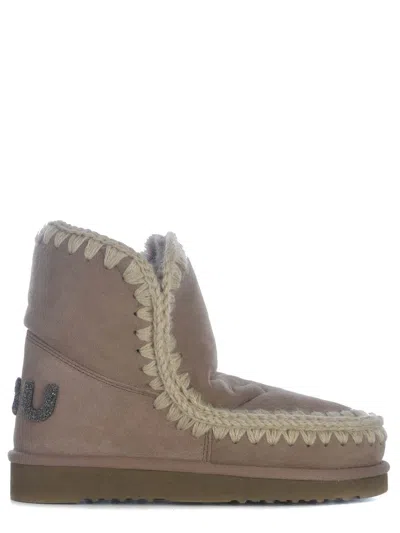Mou "eskimo18 Glitter" Boots In Brown