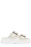 Mou Eva One Piece Slide Two Buckle In Whi White